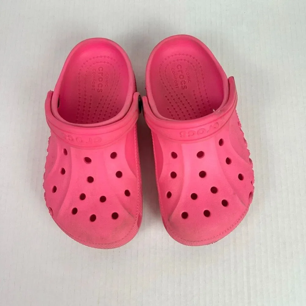 Crocs Baya Kids Clog size J1 Pink